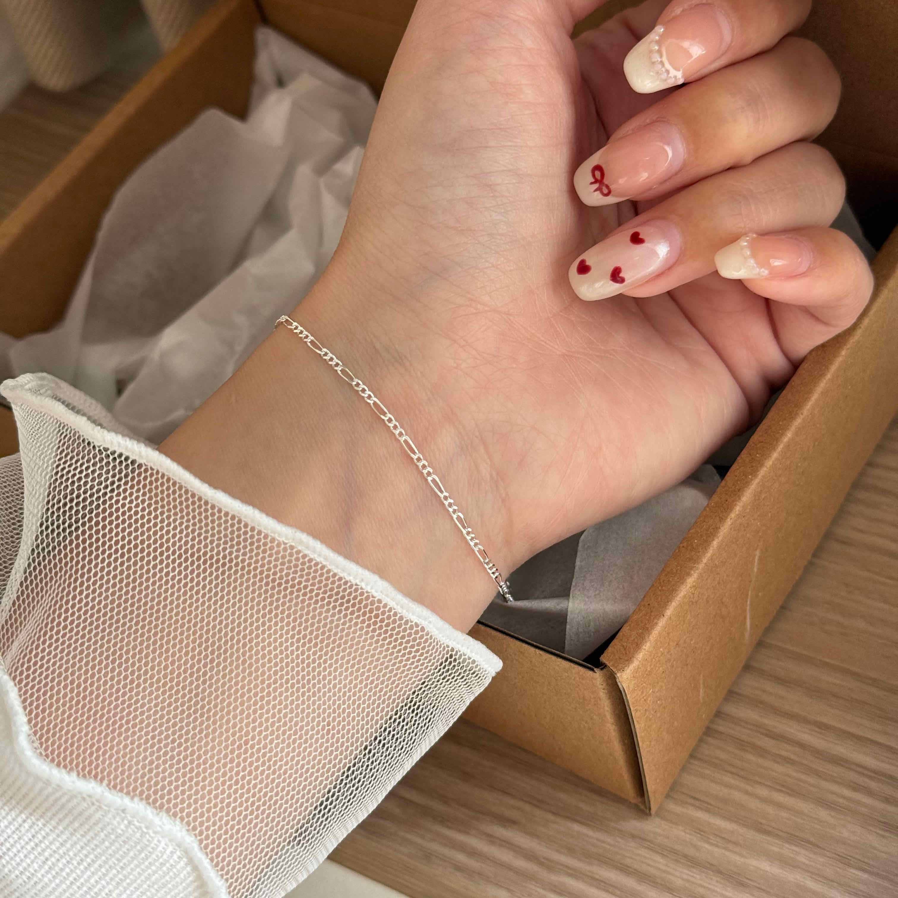 🇰🇷925 silver 氣質鏈條手鍊