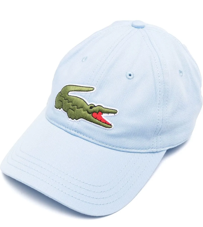 [S] LACOSTE BLUE UNISEX ADJUSTABLE ORGANIC TWILL CAP, 195750398856 (SZZ638)
