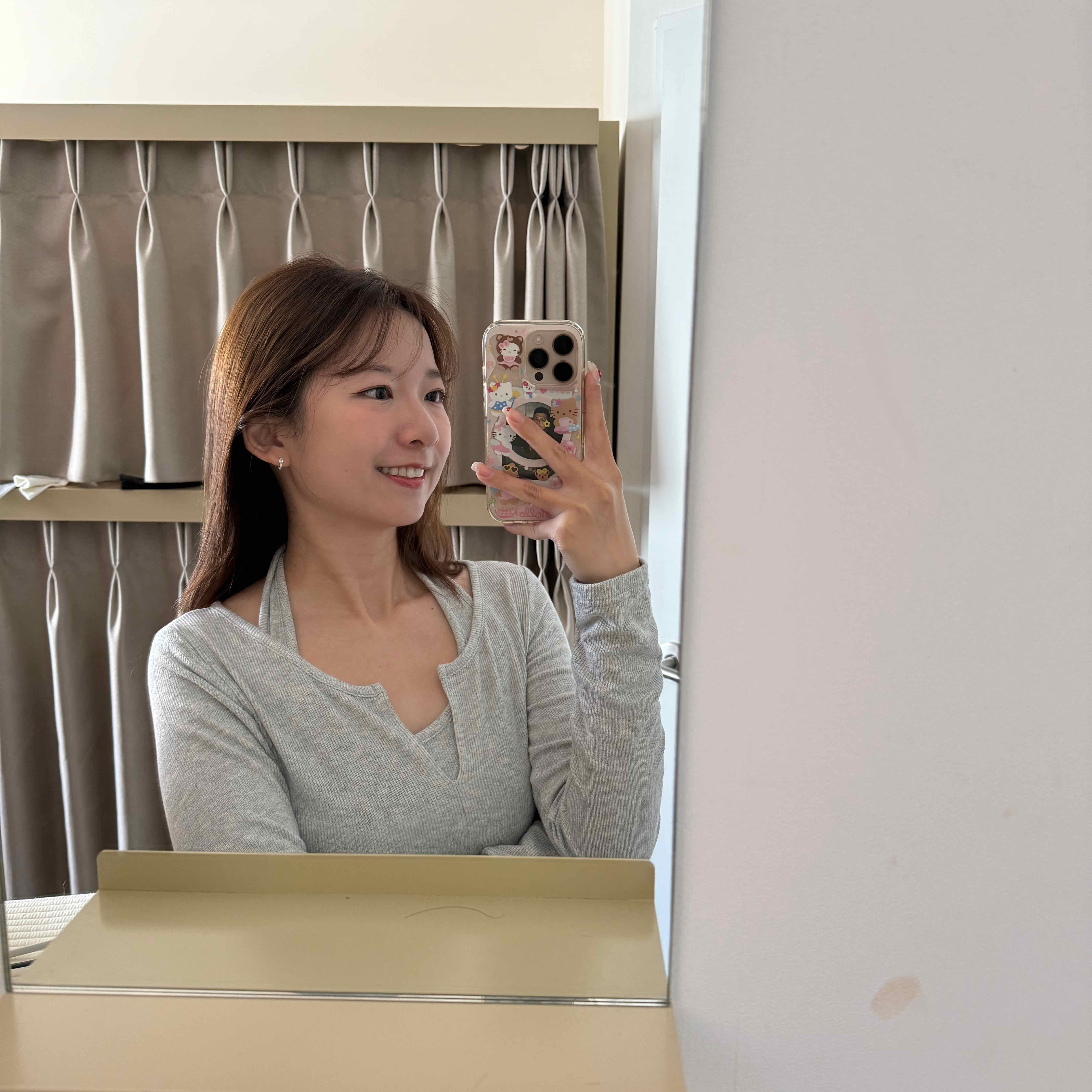 🇰🇷925 silver 橢圓排鑽易扣耳環