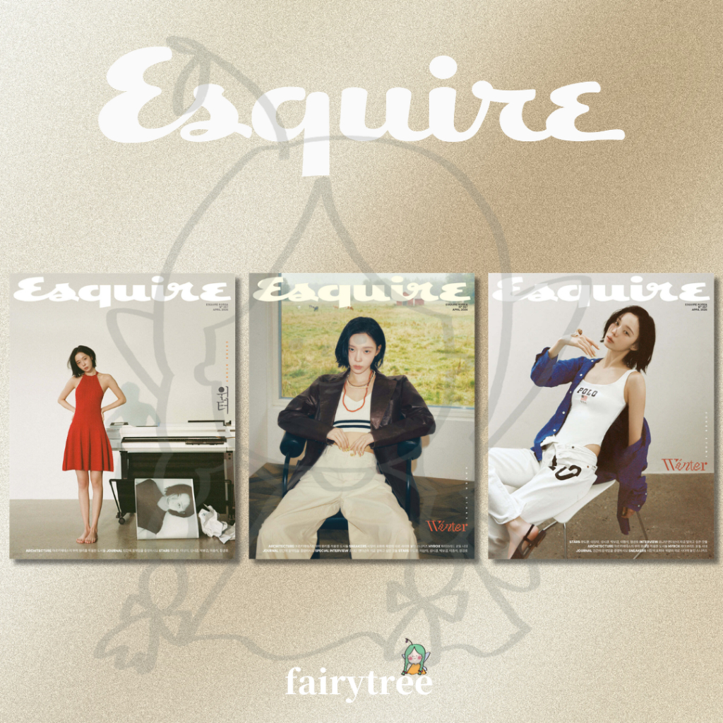 韓國雜誌 ESQUIRE KOREA 2026.04 封面人物 WINTER (aepsa)