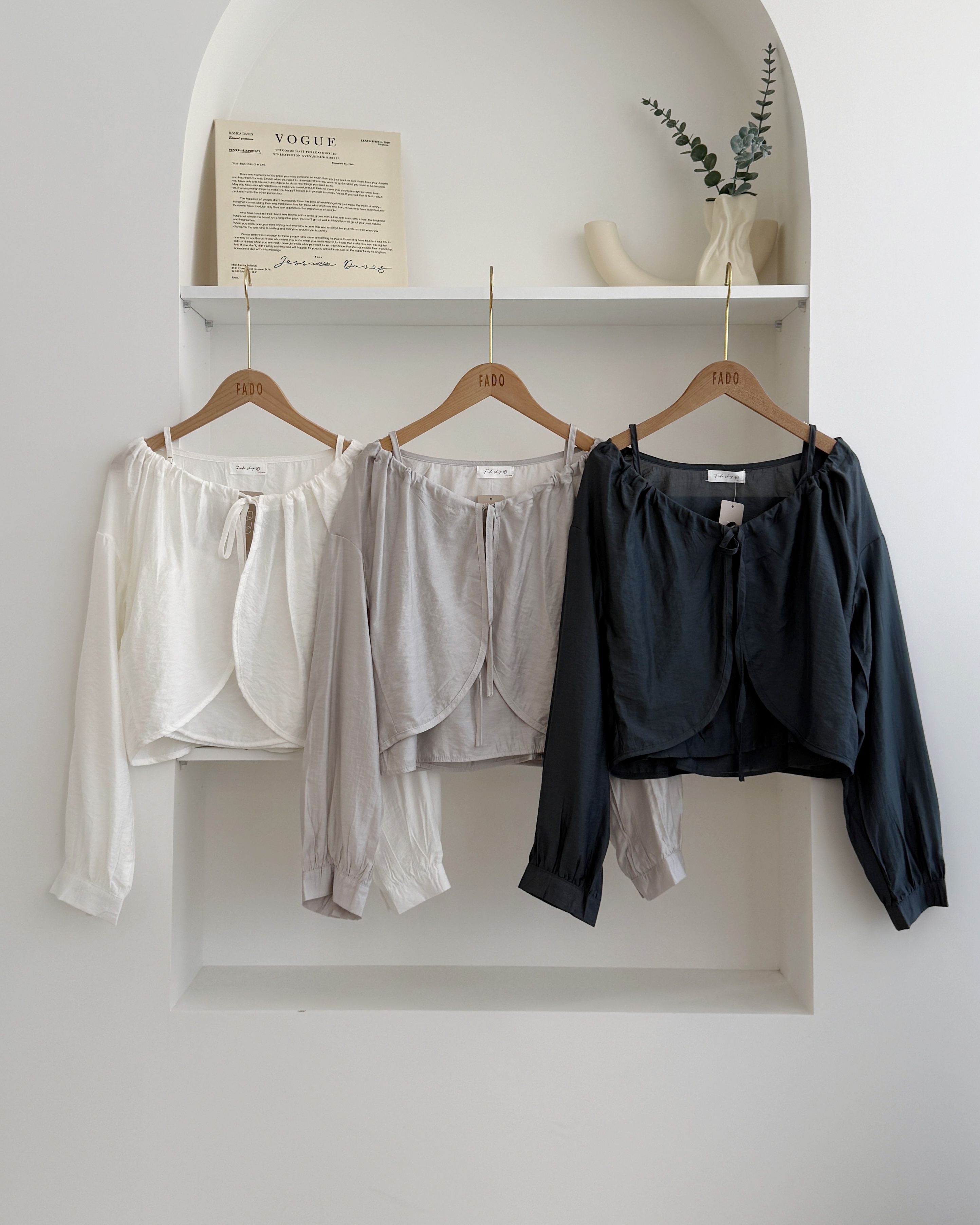 法朵Fado shop｜透感罩衫背心set 9335002 三色