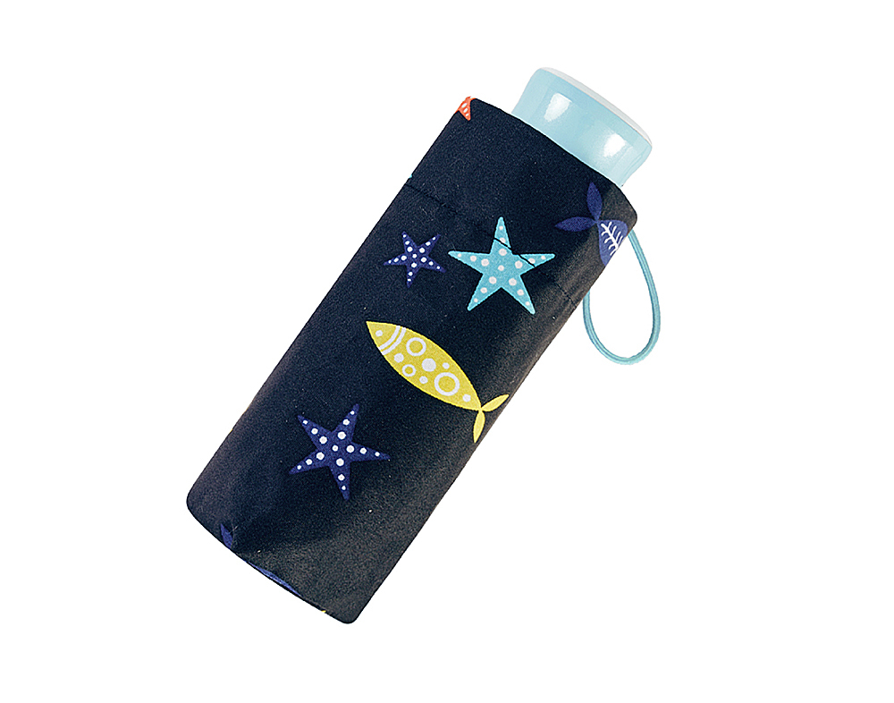 RAINSTORY-8°降溫凍齡手開迷你口袋傘(海洋之星)