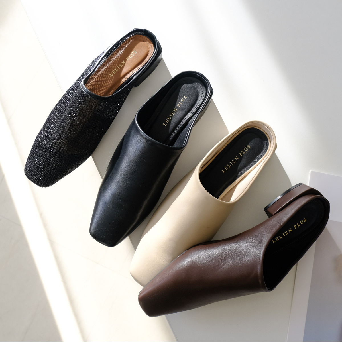 辦公室內 深口方頭高跟穆勒鞋【CX3016】