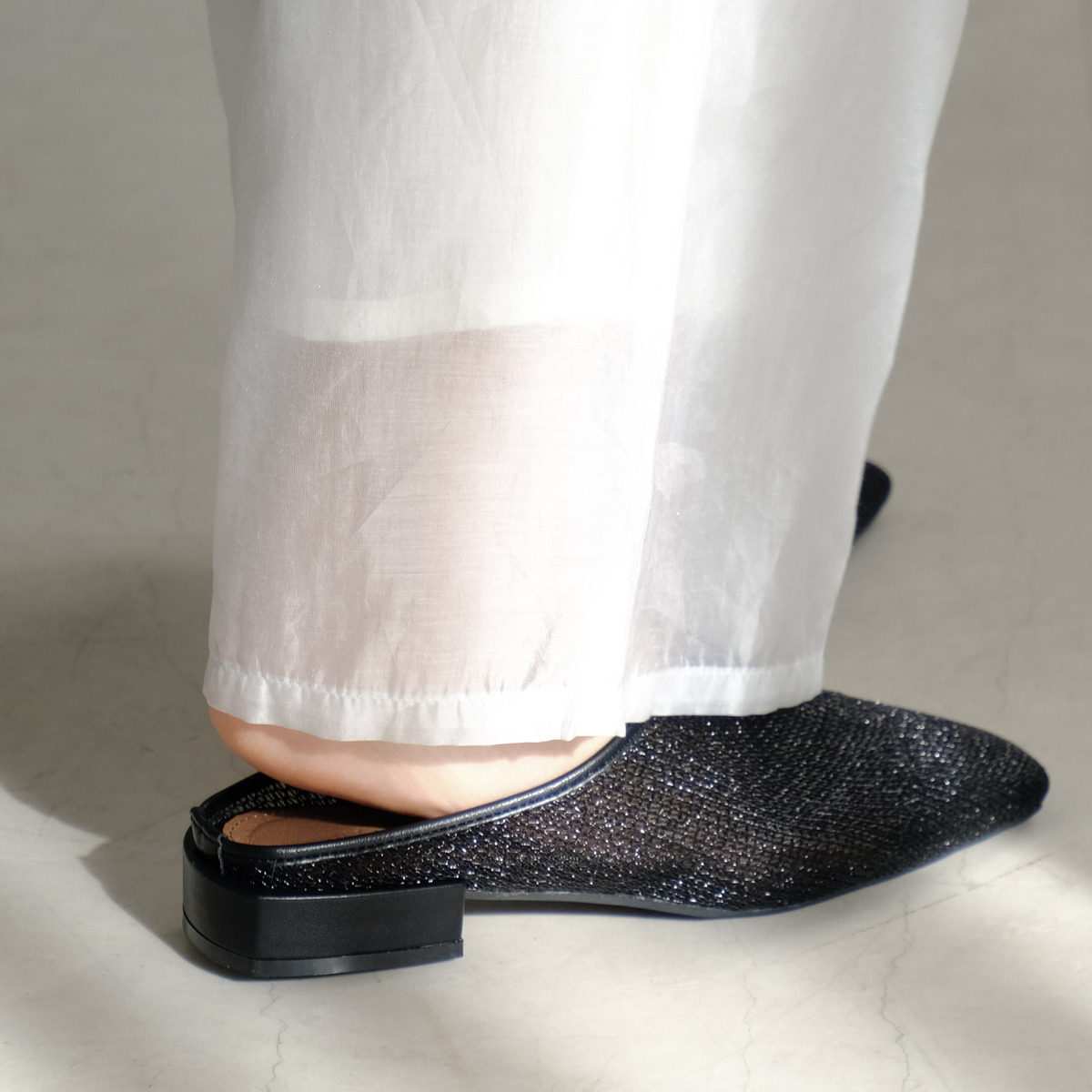 辦公室內 深口方頭高跟穆勒鞋【CX3016】