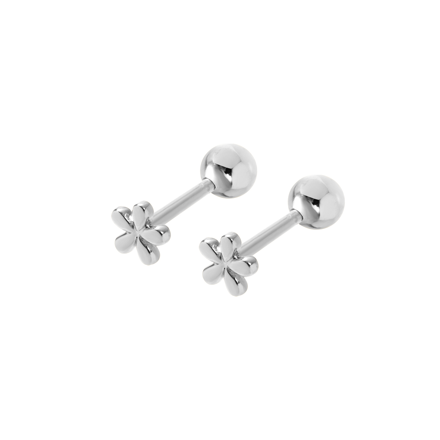 平價飾品,鋼飾,花,耳環