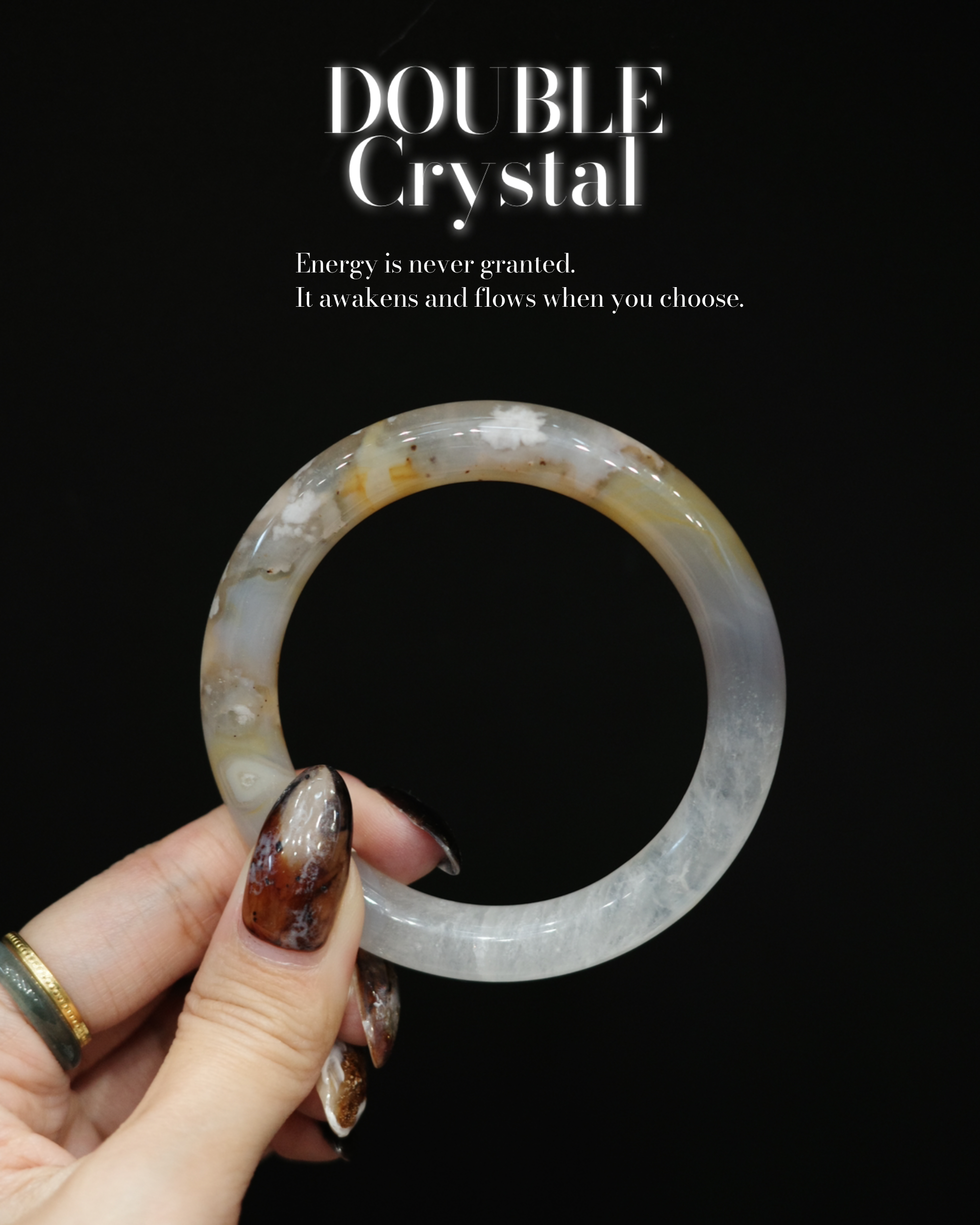 碎花請柬｜櫻花瑪瑙｜56圈口