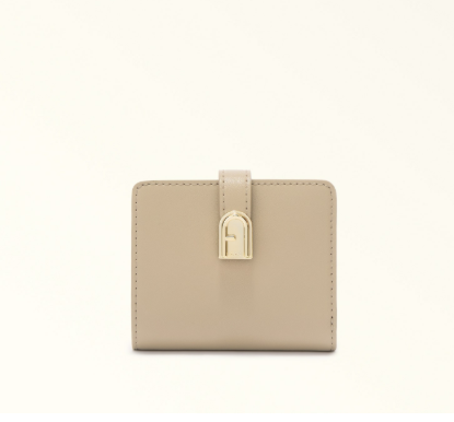 [U] FURLA TAUPE+BALLERINA i int. WP005330016WN00A0055W3X LEVANTE S COMPACT WALLET - VITELLO SIDNEY, 8050597639956 (UF243)