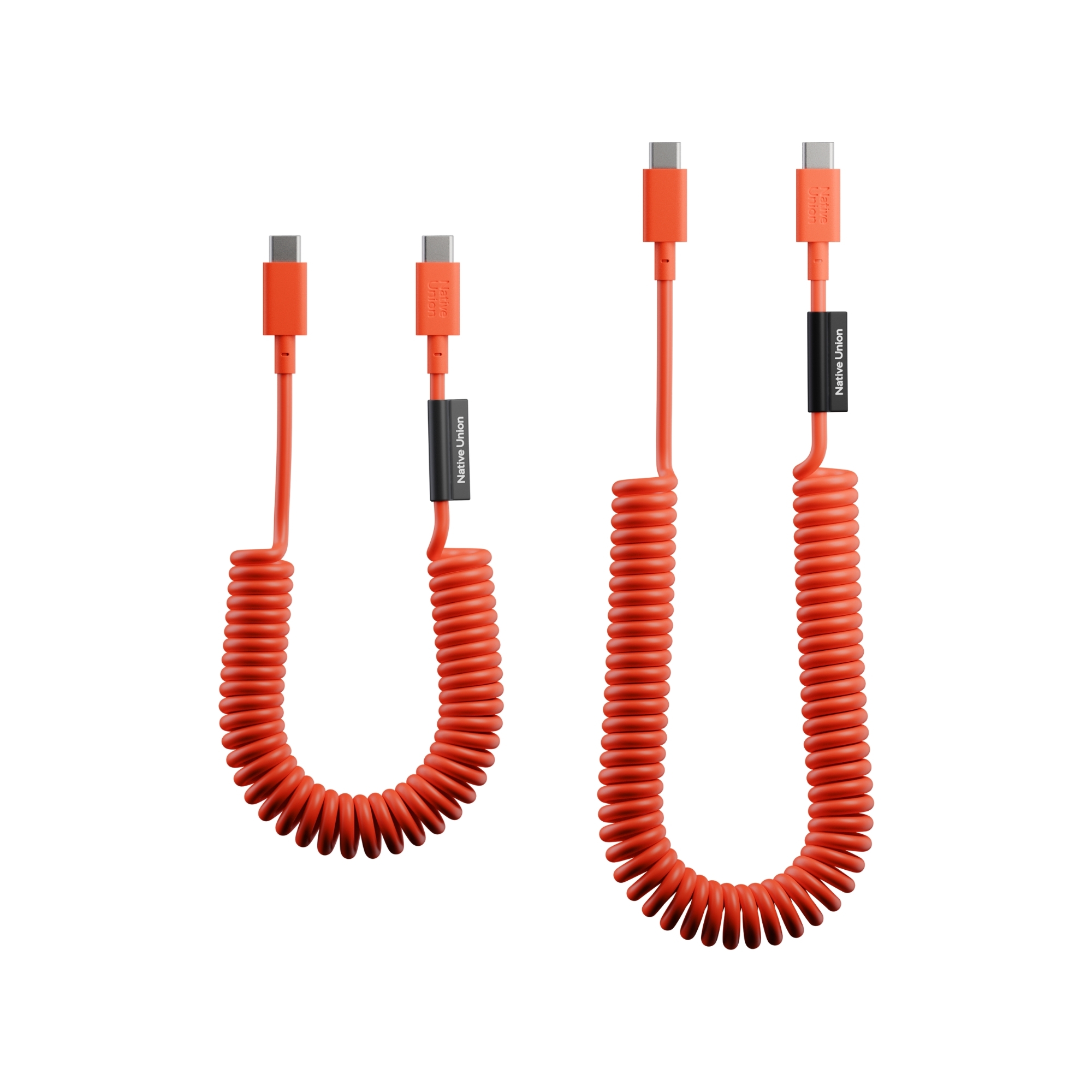 [C-C] POP CABLE 捲捲充電線-復古橘