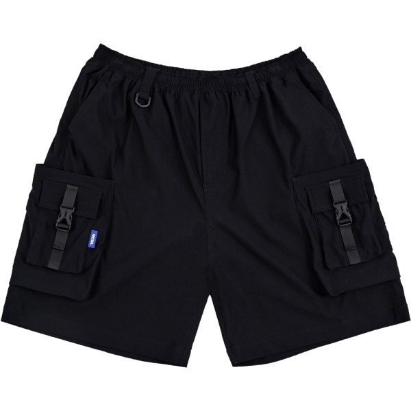 【下殺↘ $599】NCAA 短褲 黑 寬版 口袋 工裝短褲 中性 7325154620
