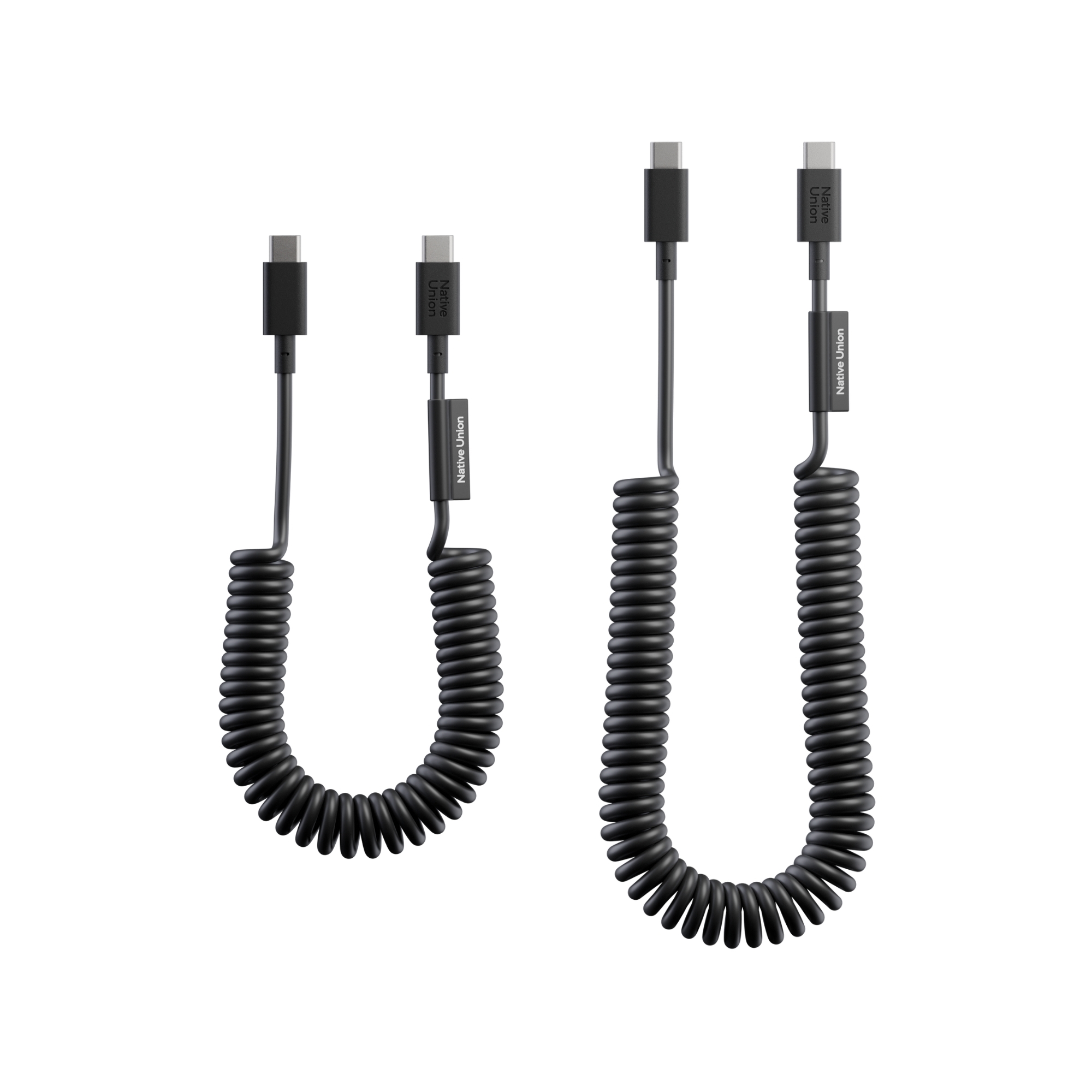 [C-C] POP CABLE 捲捲充電線-鋼琴黑