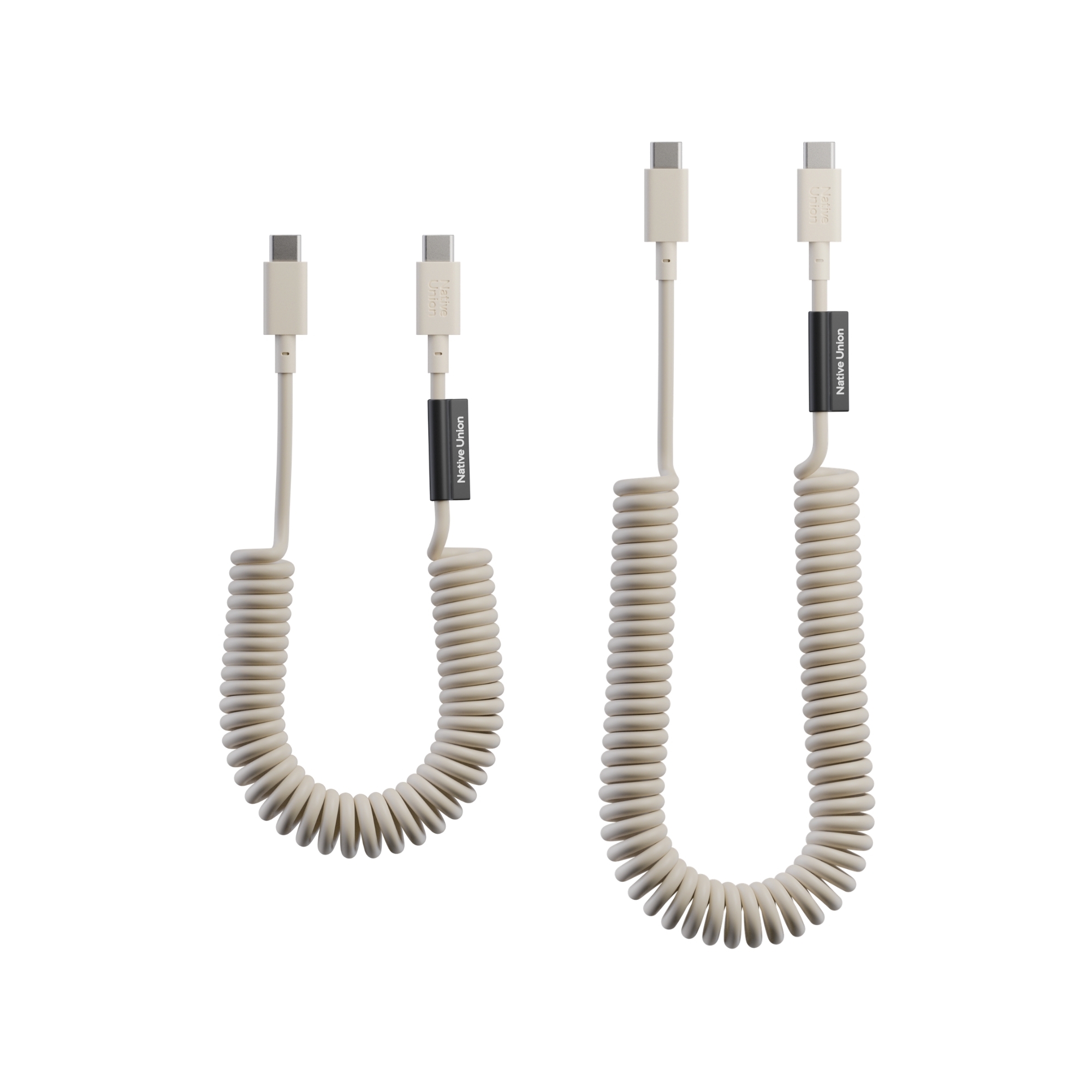 [C-C] POP CABLE 捲捲充電線-燕麥灰