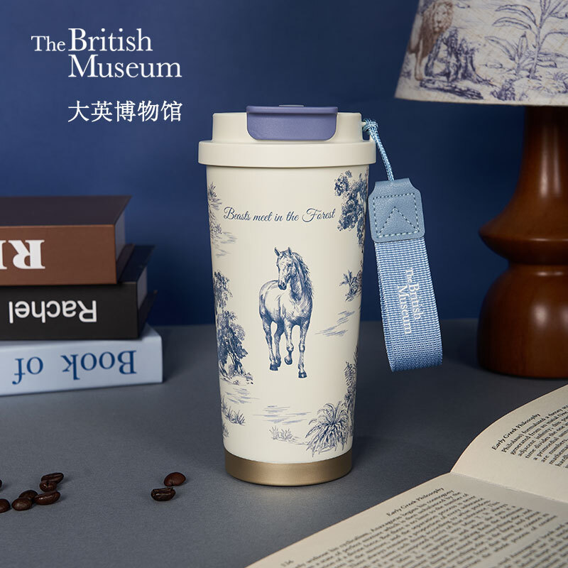 大英博物館｜博物誌系列｜禦夢馳飛便攜咖啡保溫杯