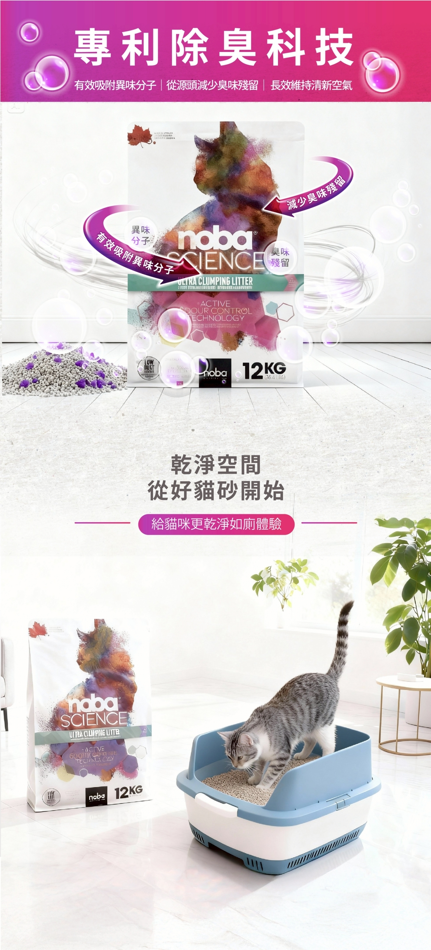 礦砂,貓砂,益生菌,低粉塵,強效凝結