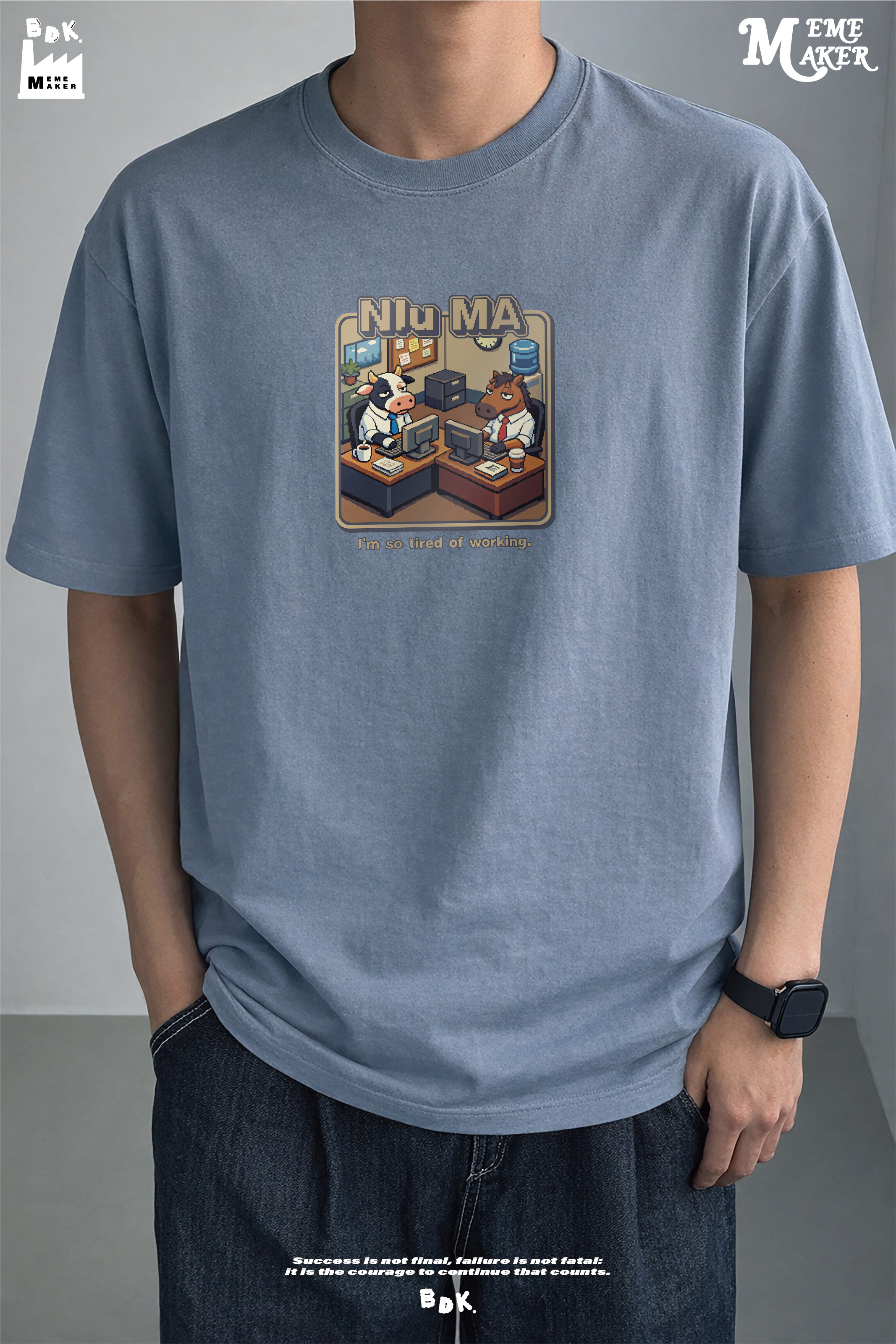 BDK.製造 - 牛馬精神 - 短T〈BDK2610〉