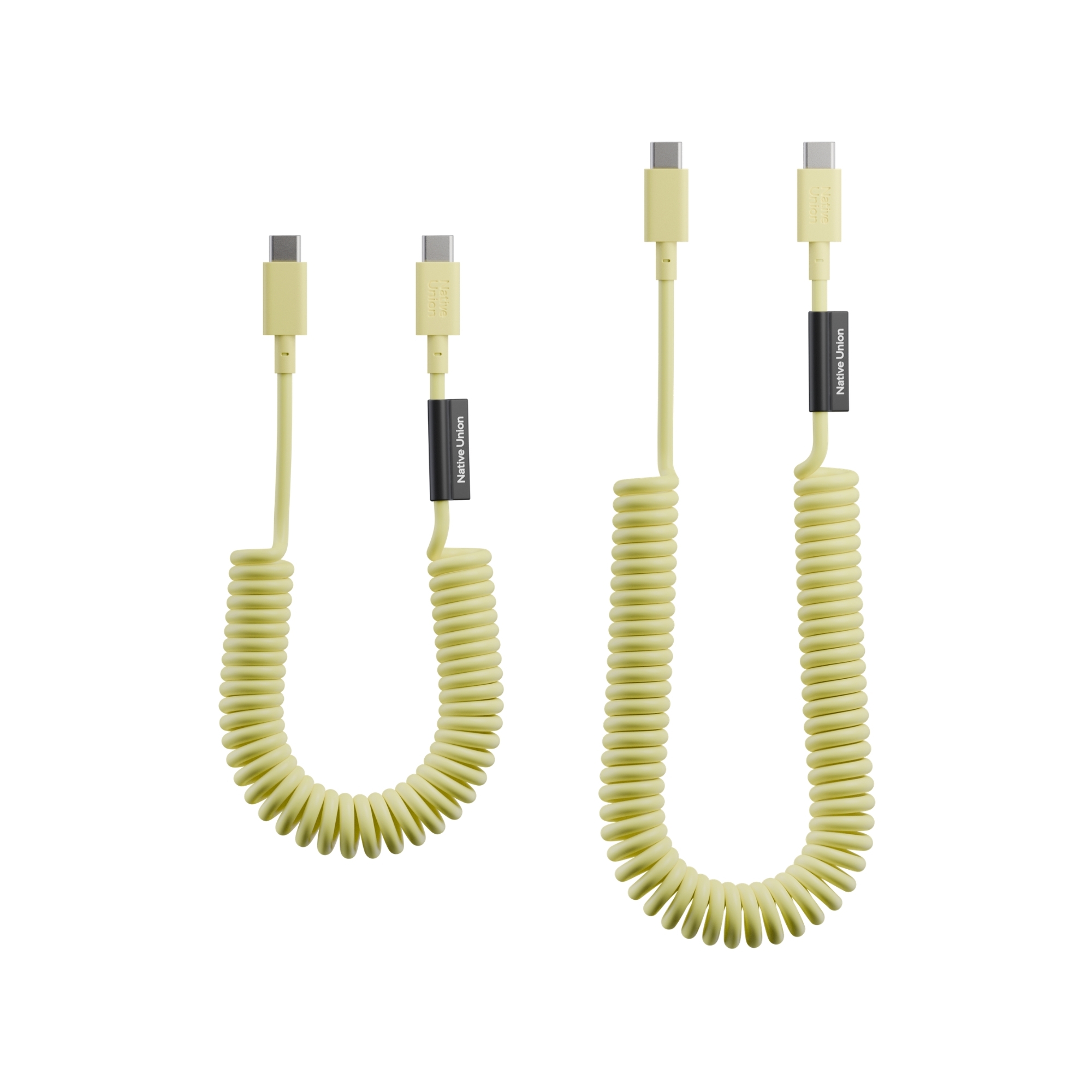 [C-C] POP CABLE 捲捲充電線-檸檬黃