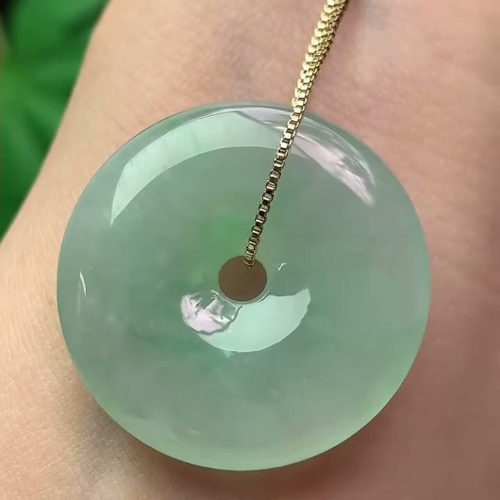 38333 翡翠平安扣 (29.4mm直徑)