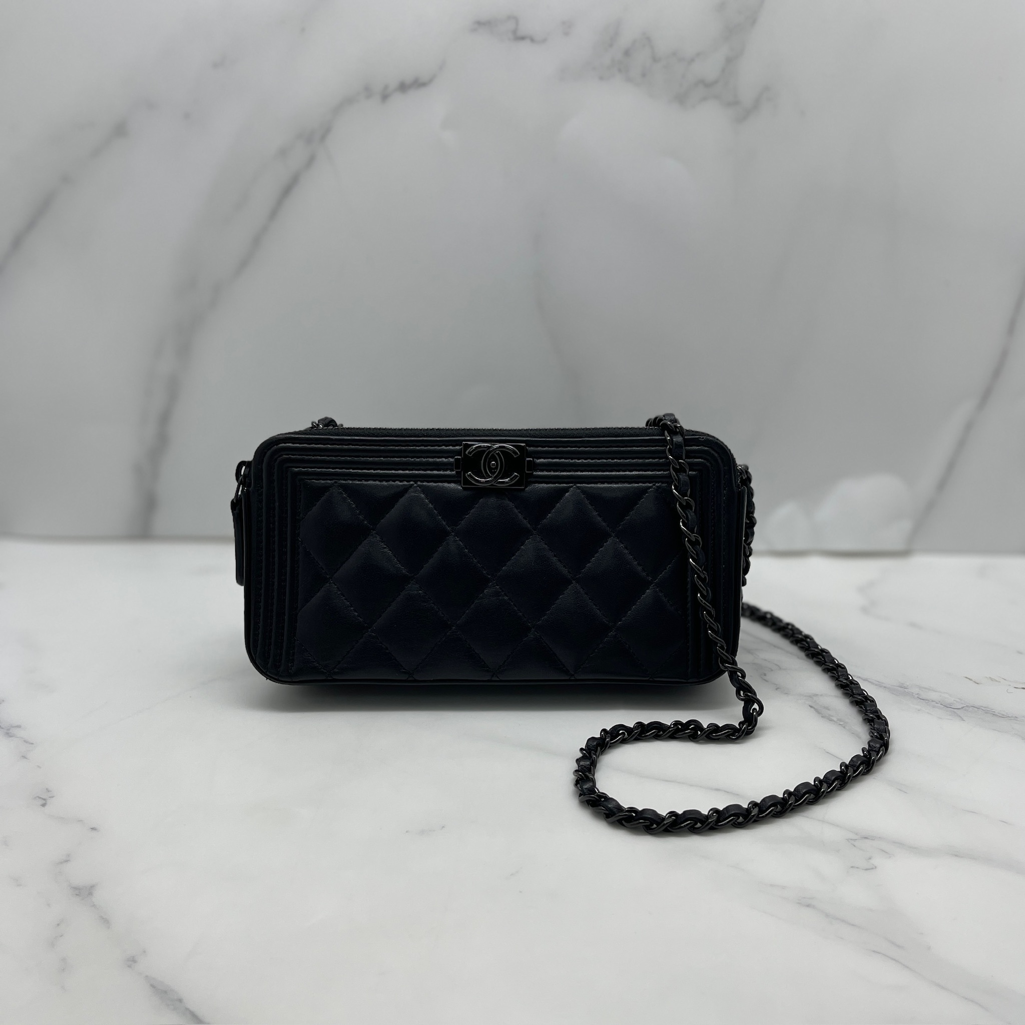 Chanel Boy Woc（So black）