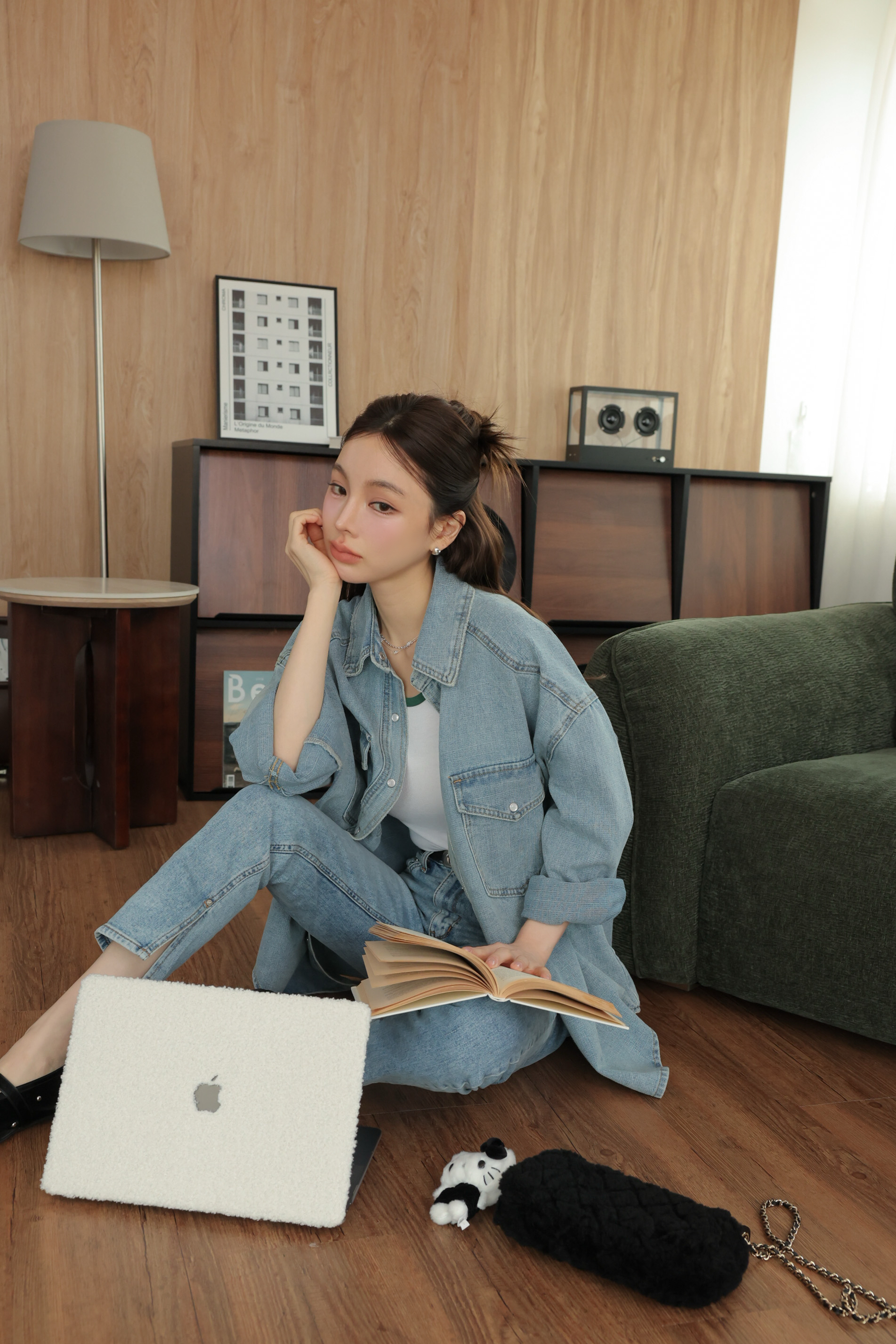 經典款牛仔襯衫 HA33