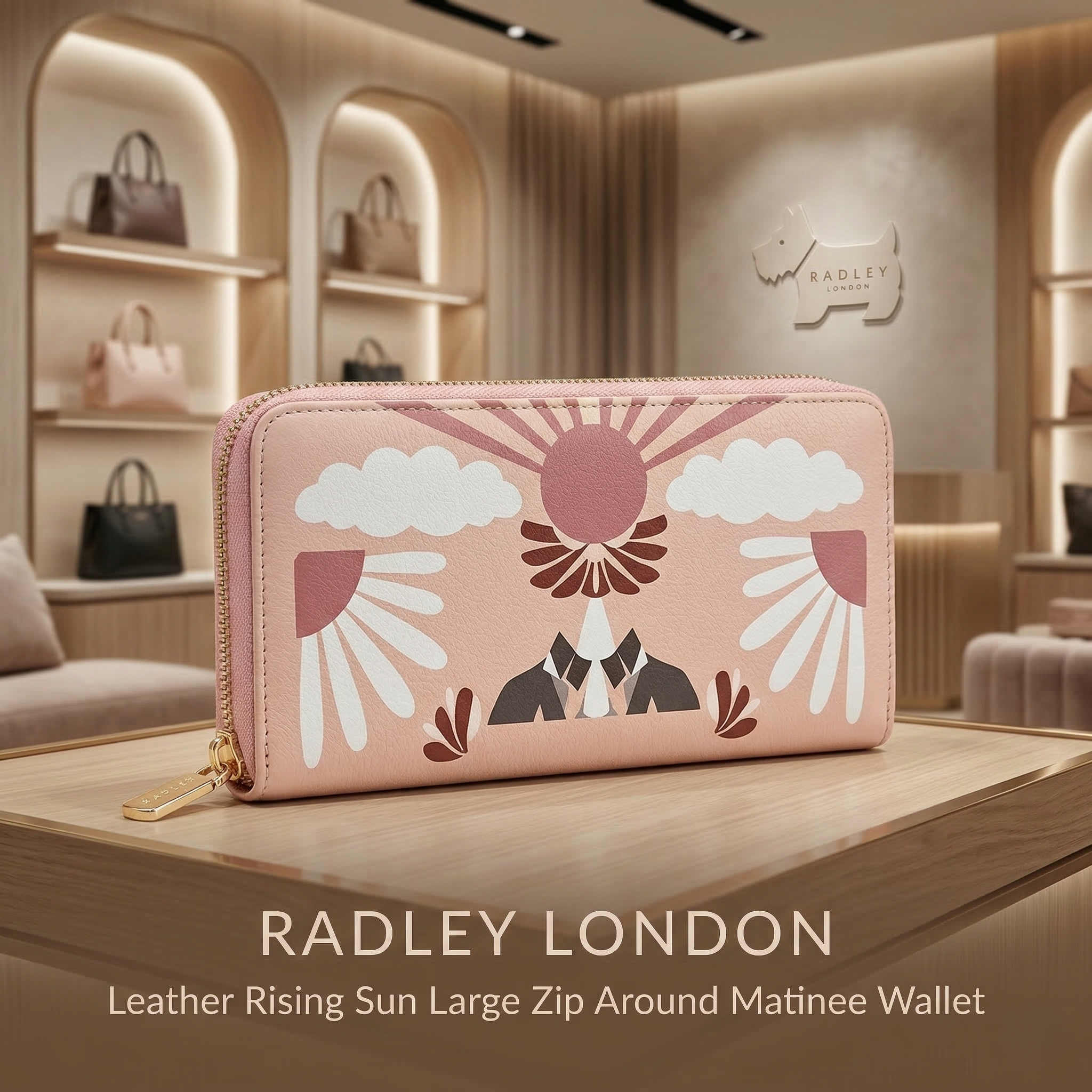 【預購】RADLEY LONDON H031853 皮革大號拉鍊長夾
