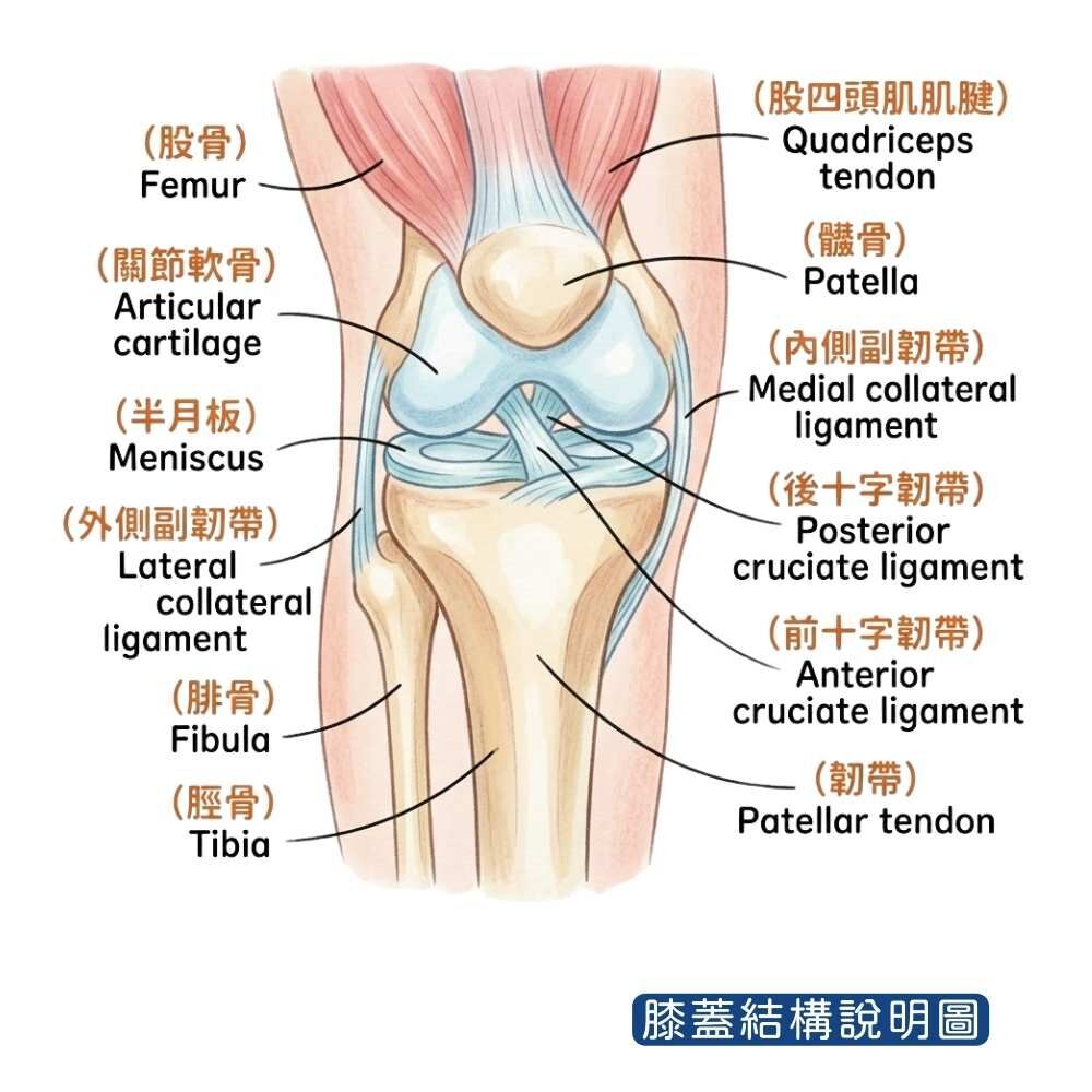 膝蓋基礎構造分析