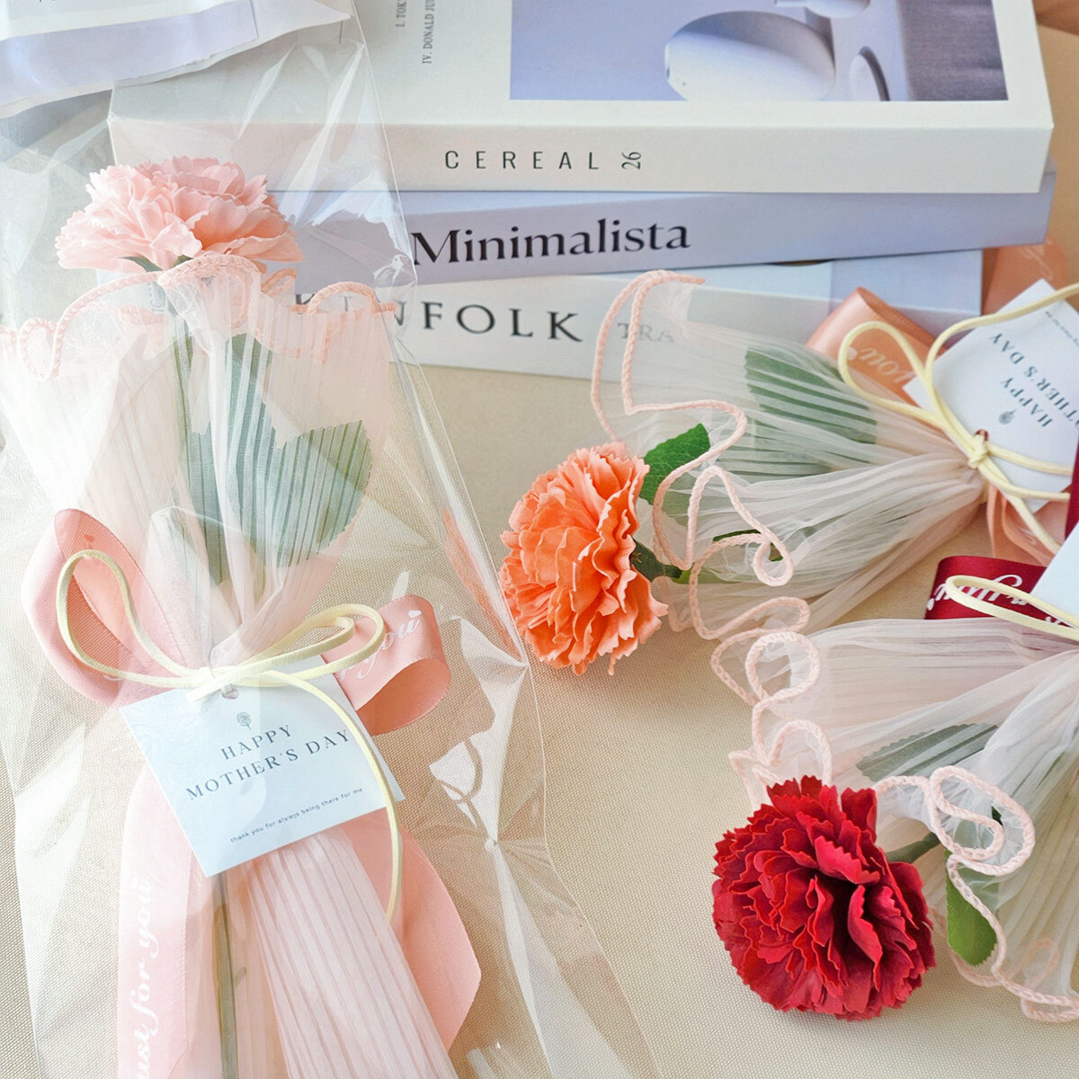 F18仙氣飄飄香氛康乃馨花束｜大量訂購