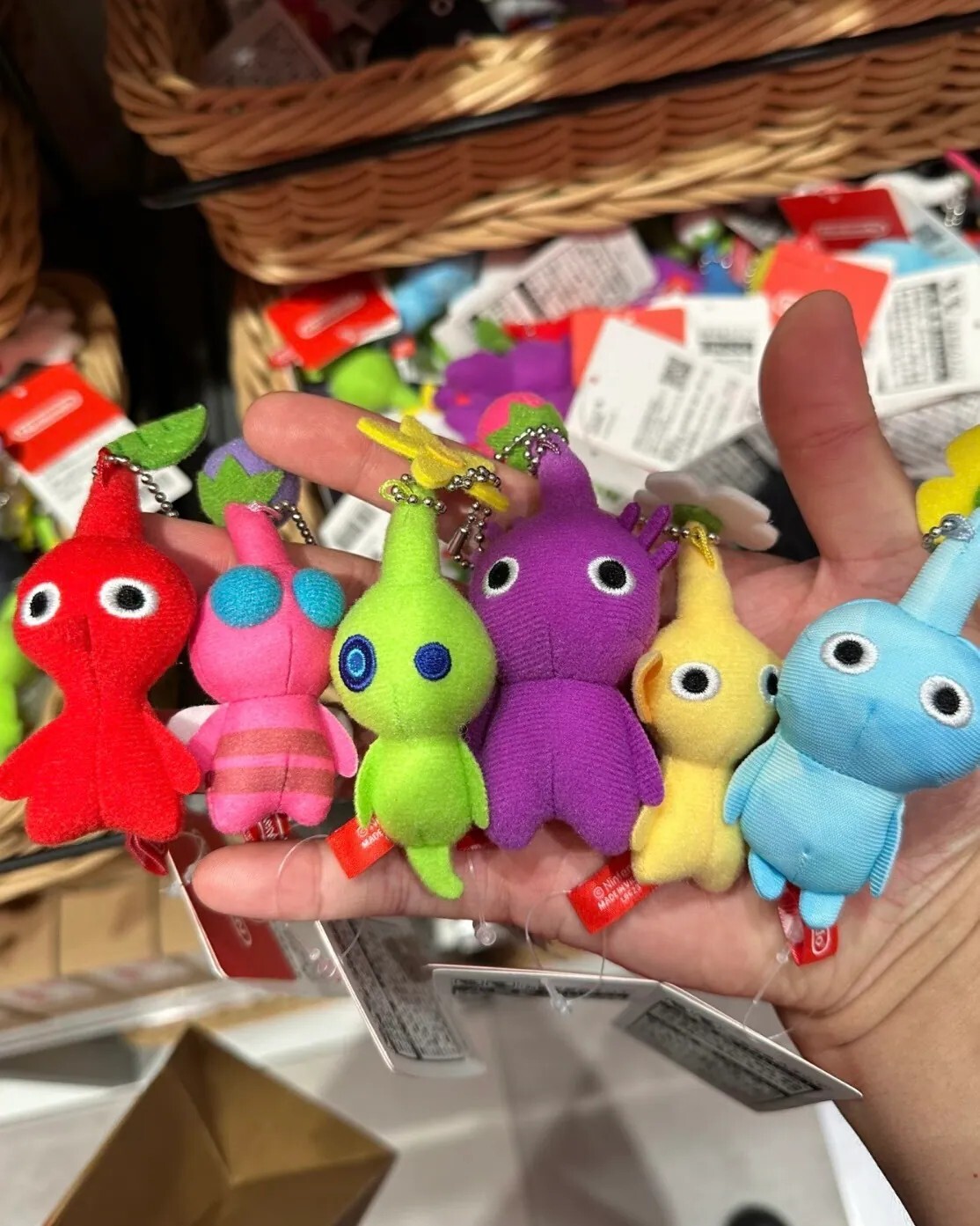 Nintendo 任天堂 Pikmin 皮克敏 羽毛 吊飾 9款