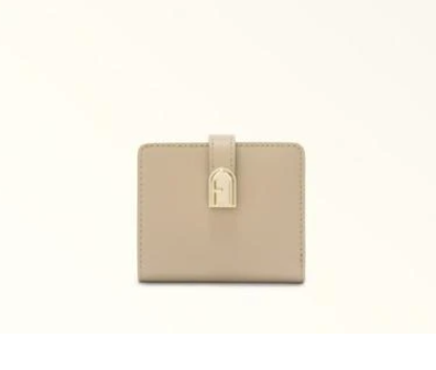 [U] FURLA BRANDY+BALLERINA i int. WP005330016WK00A0055W3X LEVANTE S COMPACT WALLET - VITELLO SIDNEY, 8050597638294 (UF242)