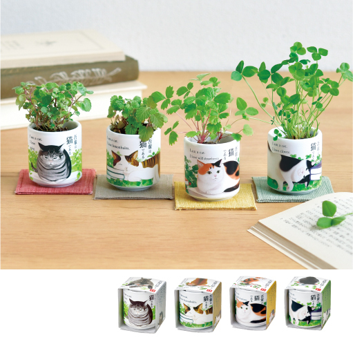 吾輩貓植栽組 [共4款可選擇]