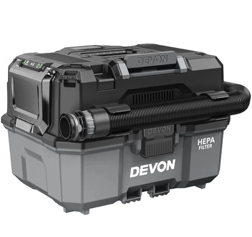 "DEVON" 大有牌20V充電式乾濕兩用吸塵機(9.5L)(淨機)-[4717-LI-Z]