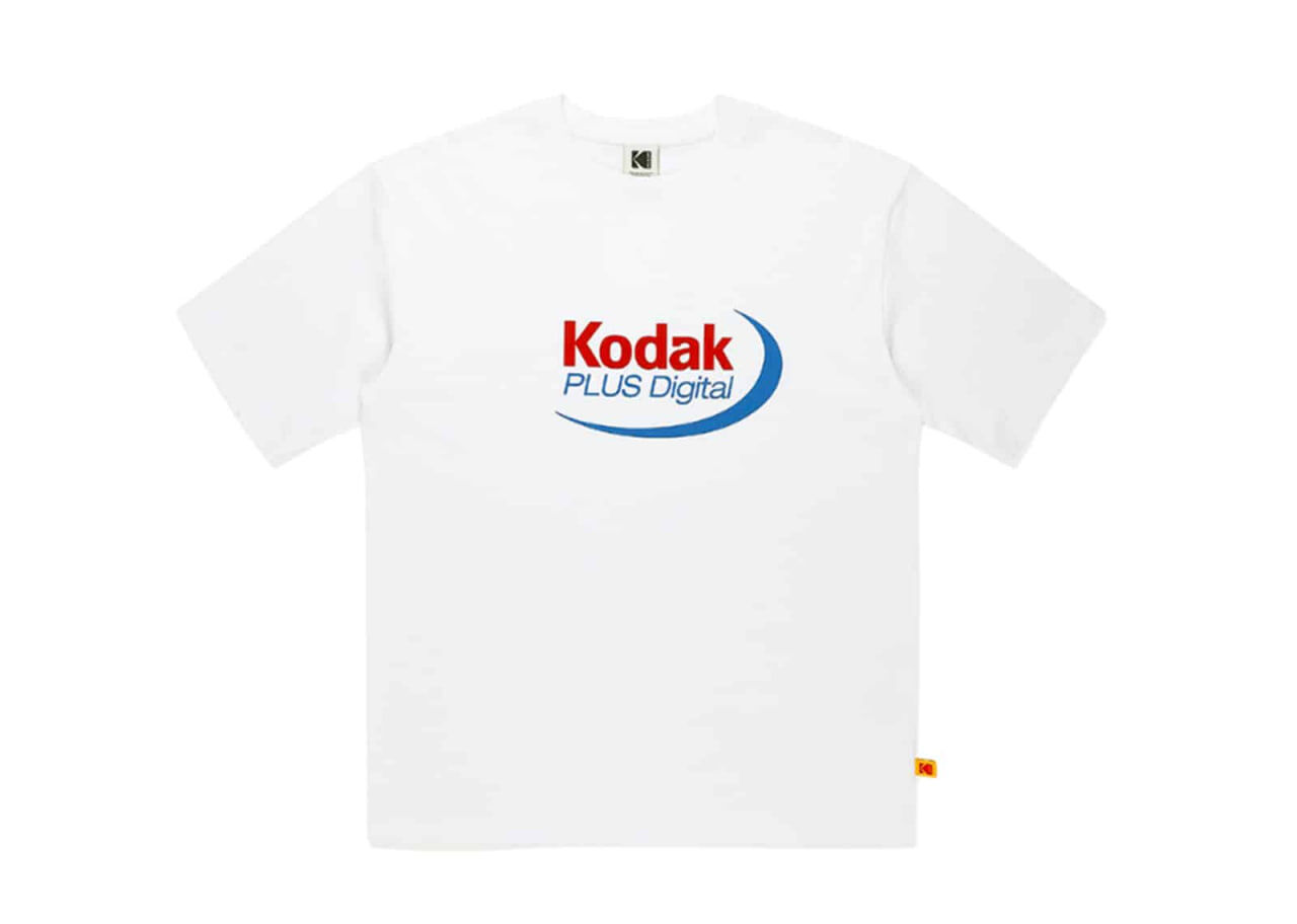 [S] KODAK STEREO SEMI OVERFIT SHORT SLEEVE T-SHIRT,WHITE, K3223LRS31-WHT (SKD12)