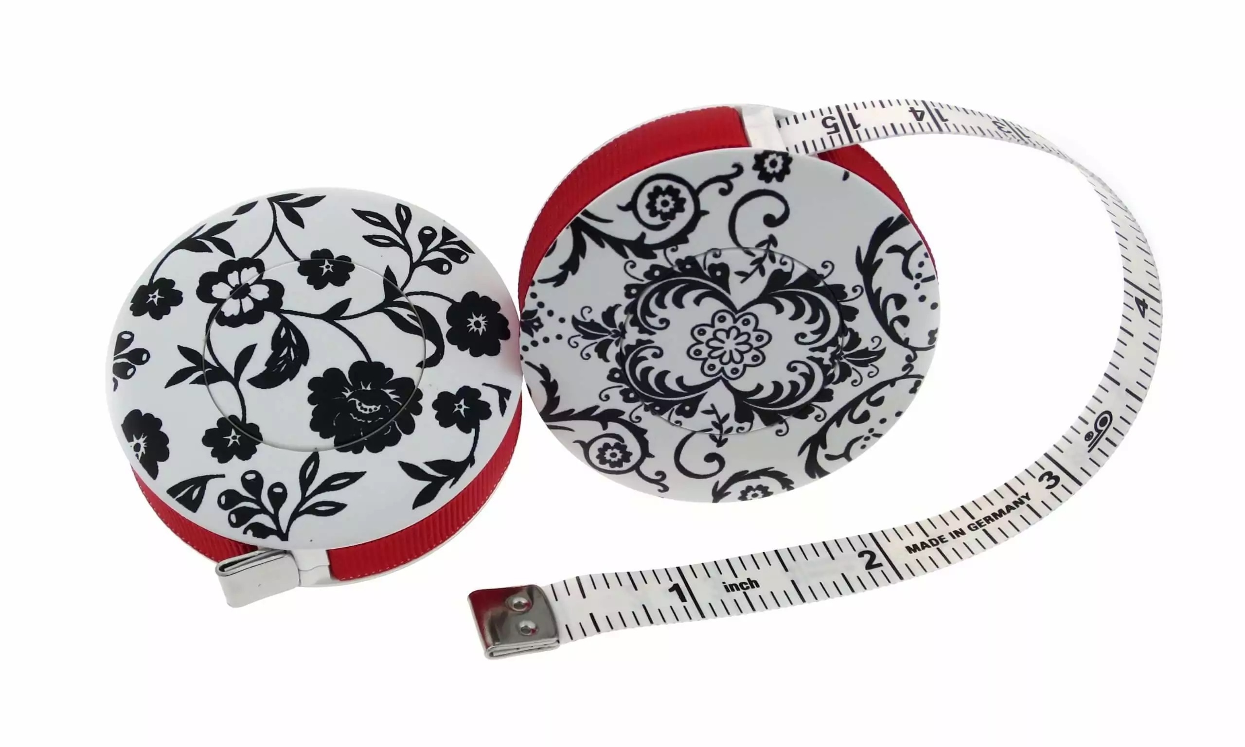 Hoechstmass 自動捲尺 - 印花、紅緞帶