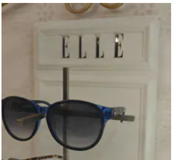 [S] ELIZE ELLE SUNGLASS, BLUE, SE42 (SE42)