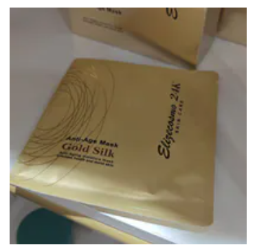 [S] ELIZE 24K GOLD SILK PROTEIN MASK, SINGLE PIECE, SE46 (SE46)