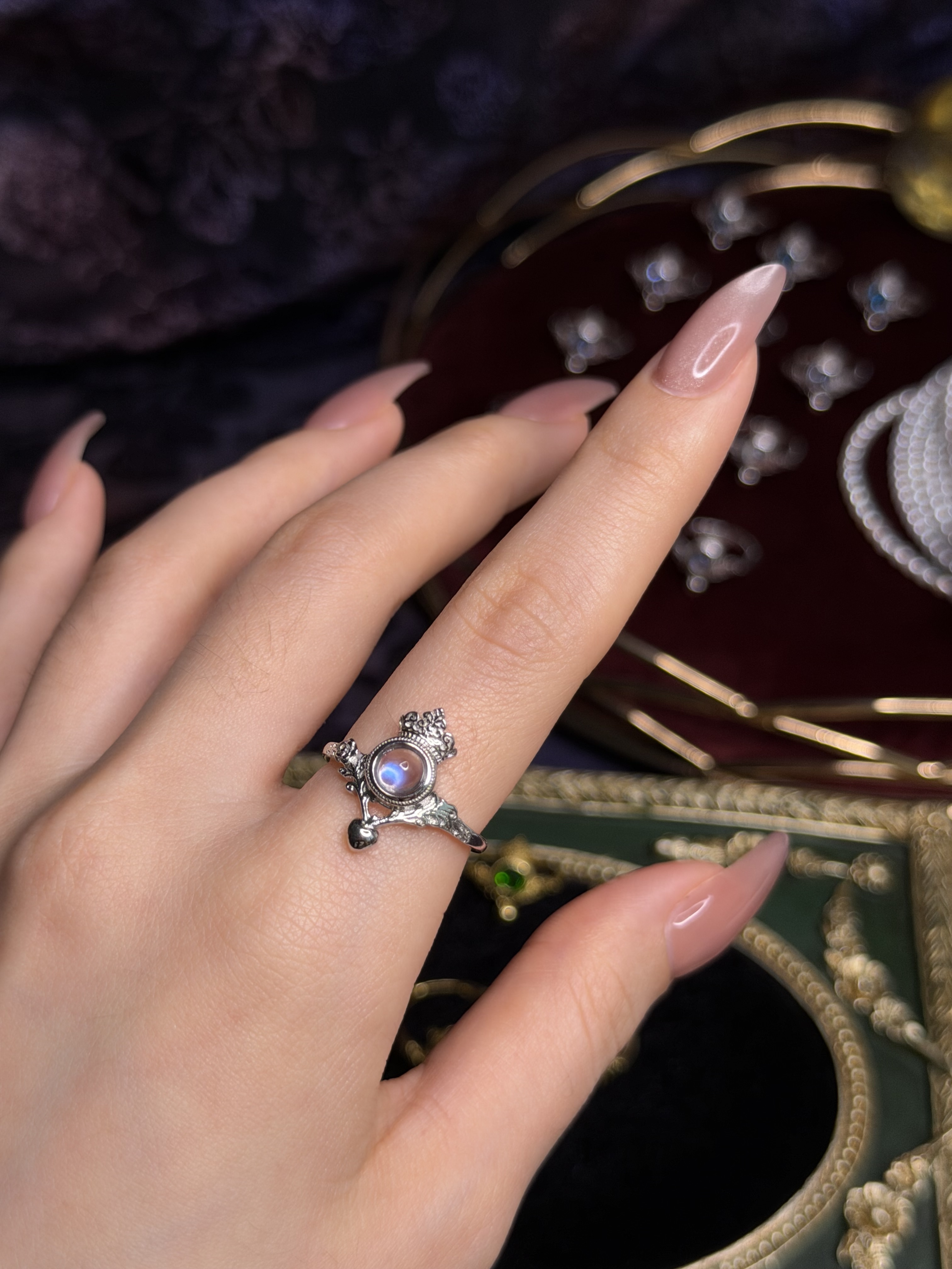 白雪公主原創自訂款 月光石