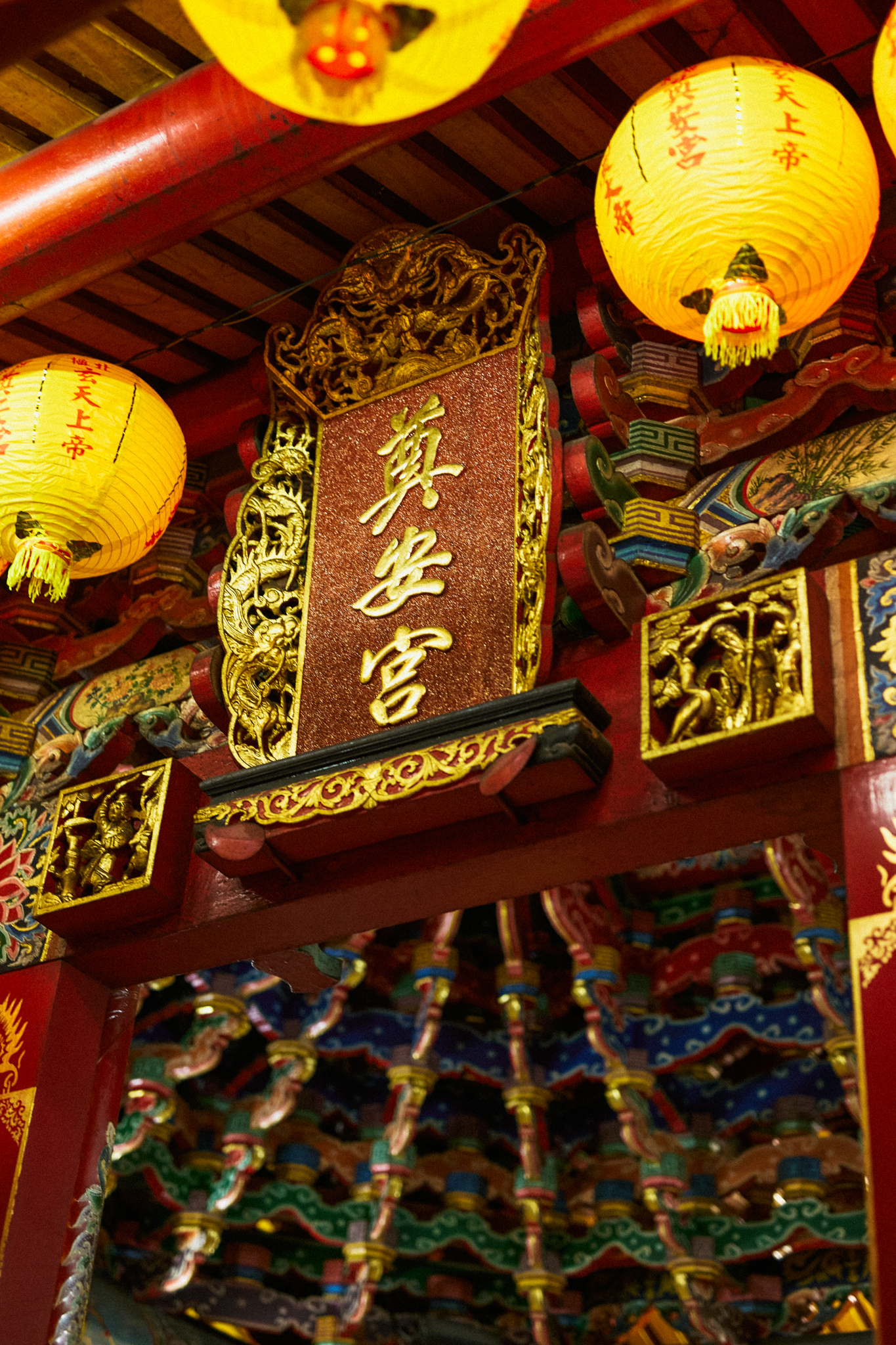 羅東奠安宮玄天上帝-神農承先啟後玄天-宜蘭特色廟宇建築