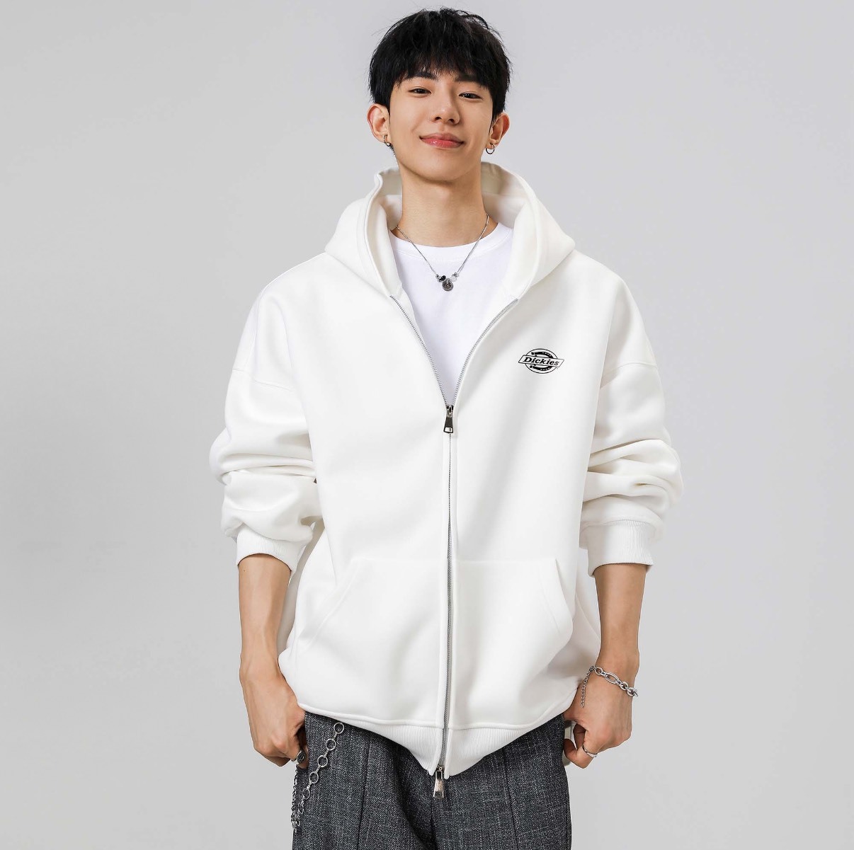 DICKIES 美式 雙拉鏈 連帽 外套