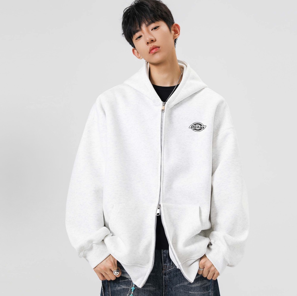 DICKIES 美式 雙拉鏈 連帽 外套