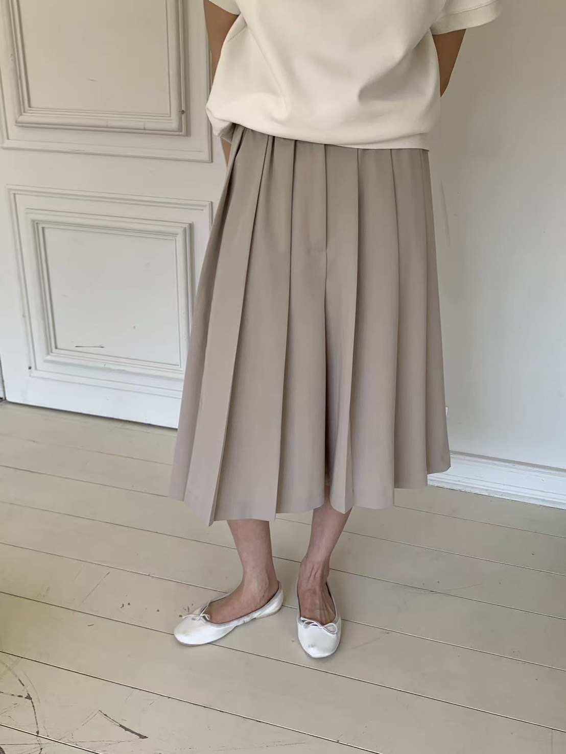 西裝百摺褲裙