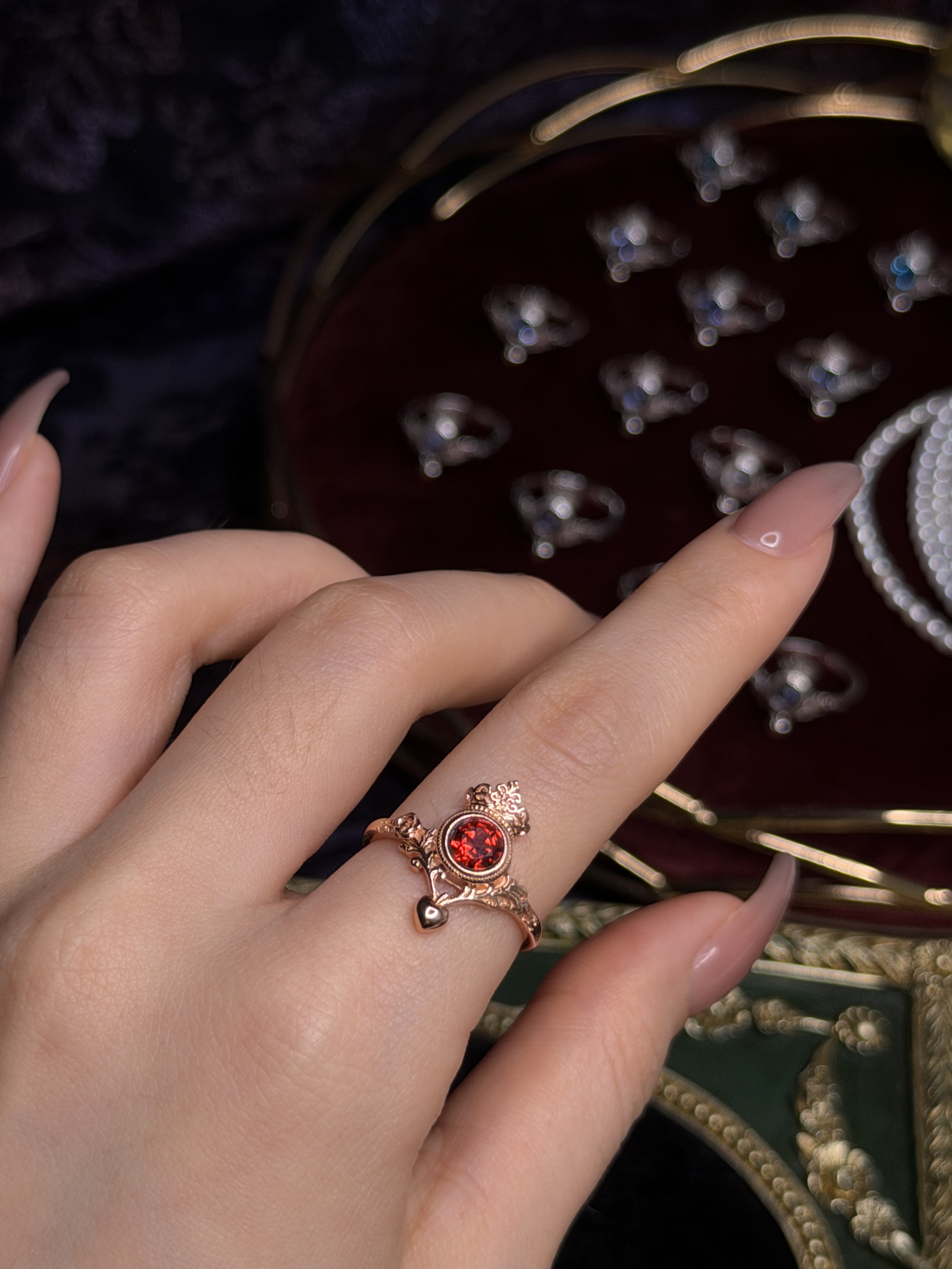 白雪公主 洛可可原創獨家 石榴石