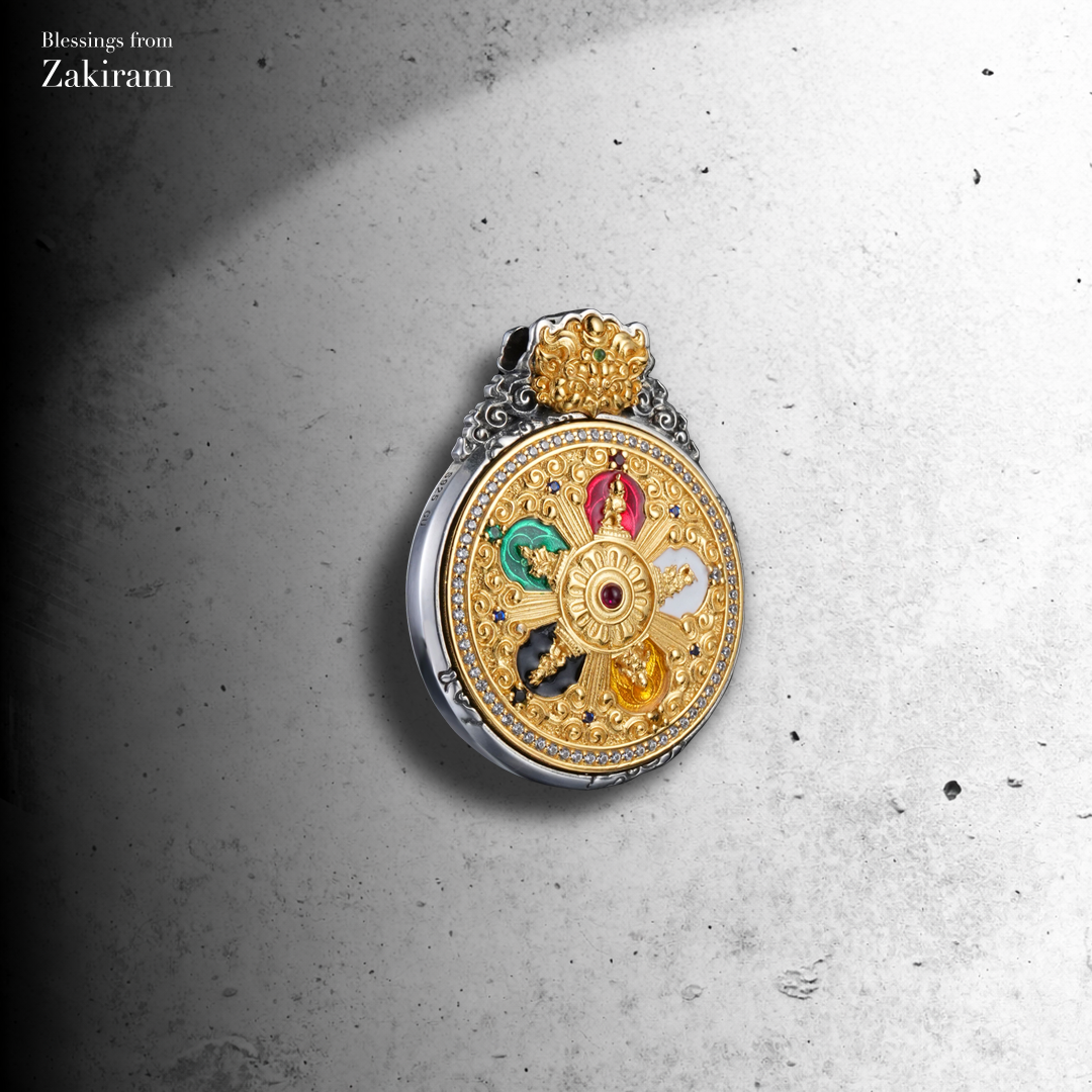 五財法輪．金輝轉運 吊墜