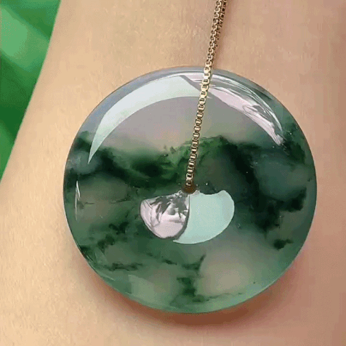 38338 翡翠平安扣 (32.2mm直徑)