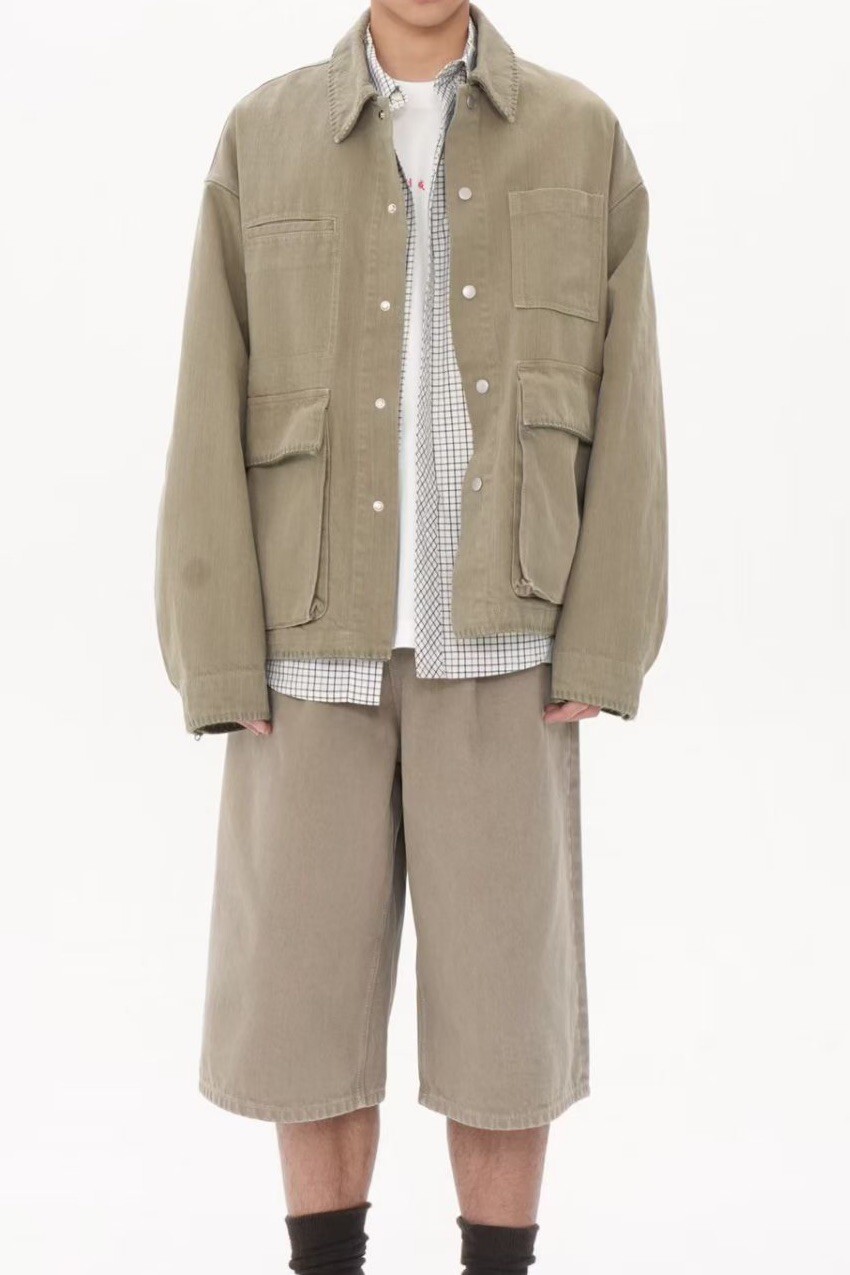 四口袋穀倉夾克