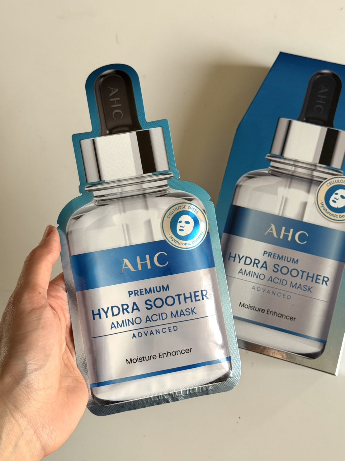 #現貨 AHC 胺基酸保濕面膜 一盒5片