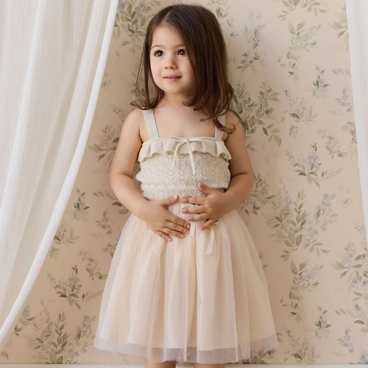 （預購）JAMIEKAY 精緻紋理亮絲蝴蝶結針織吊帶上衣 Melanie Top - Sparkle