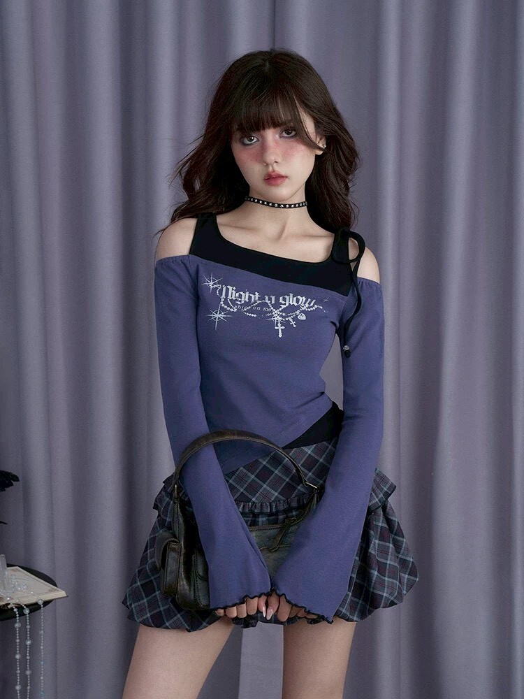 不規則假兩件短T