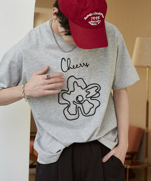 PUBLUX / LOVE POP STUDIO Code Flower T-Shirt