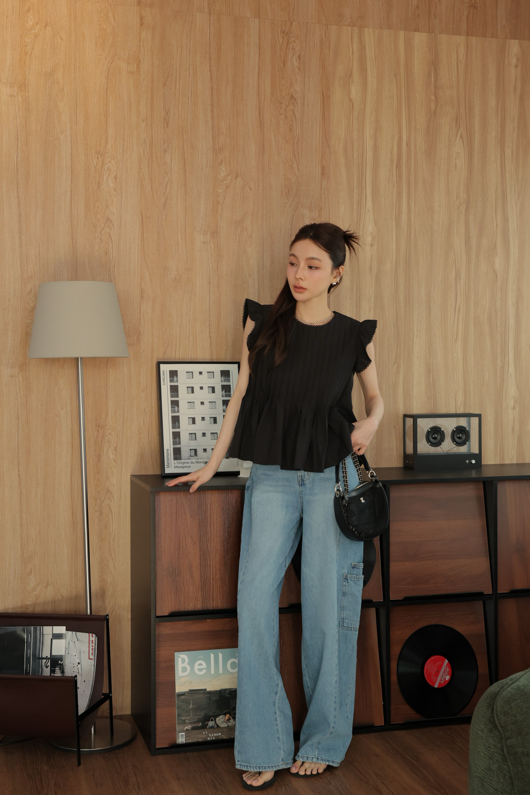 必買工裝牛仔寬褲 HA36