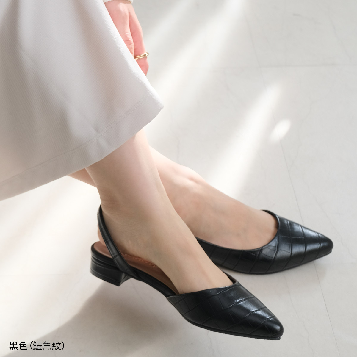 初戀浪漫 後繫帶穆勒跟鞋【CX3018】