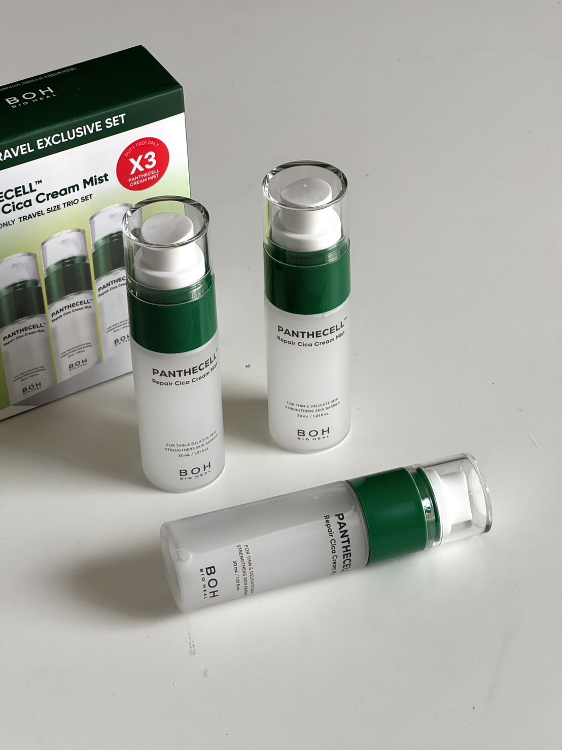 #現貨 BOH 泛醇積雪草修復保濕舒敏噴霧 30ml*3入組