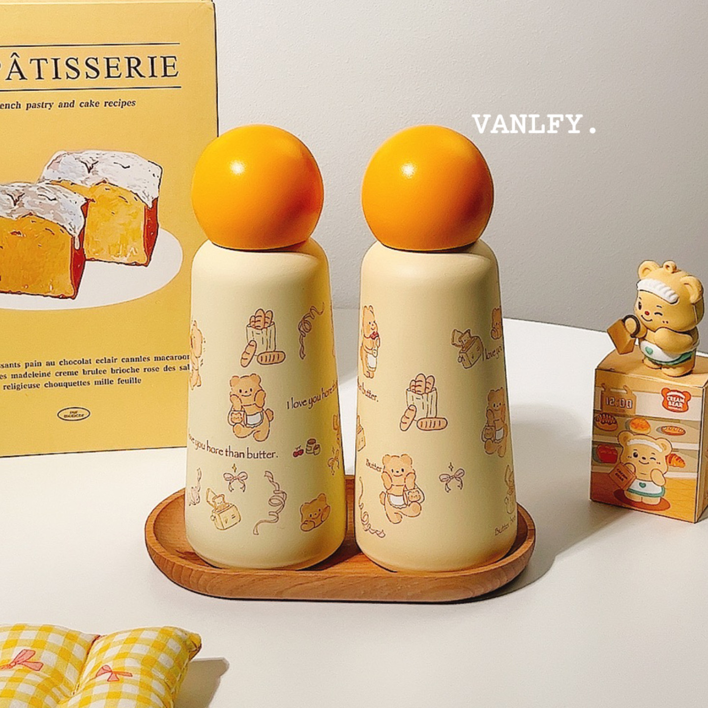 350ML Butter Bear 316 Stainless Steel Thermal Flask